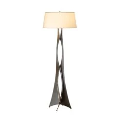 Hand-Forged Floor Lamp - Moreau Contemporary Asymmetrical Design