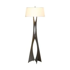 Hand-Forged Floor Lamp - Moreau Contemporary Asymmetrical Design 10 Hand-Forged Floor Lamp - Moreau Contemporary Asymmetrical Design -VERMONT WOODS Moreau Floor Lamp 3