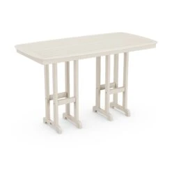 POLYWOOD Nautical 37" x 72" Bar Height Table -VERMONT WOODS Nautical 37x72 Bar Table NCBT3772SA Sand