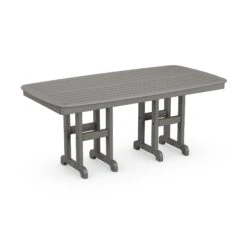 POLYWOOD Nautical 37" x 72" Rectangular Outdoor Dining Table