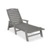 POLYWOOD Nautical Chaise With Arms - Premium All-Weather Lounge Chair 2 POLYWOOD Nautical Chaise With Arms - Premium All-Weather Lounge Chair -VERMONT WOODS Nautical Chaise with Arms