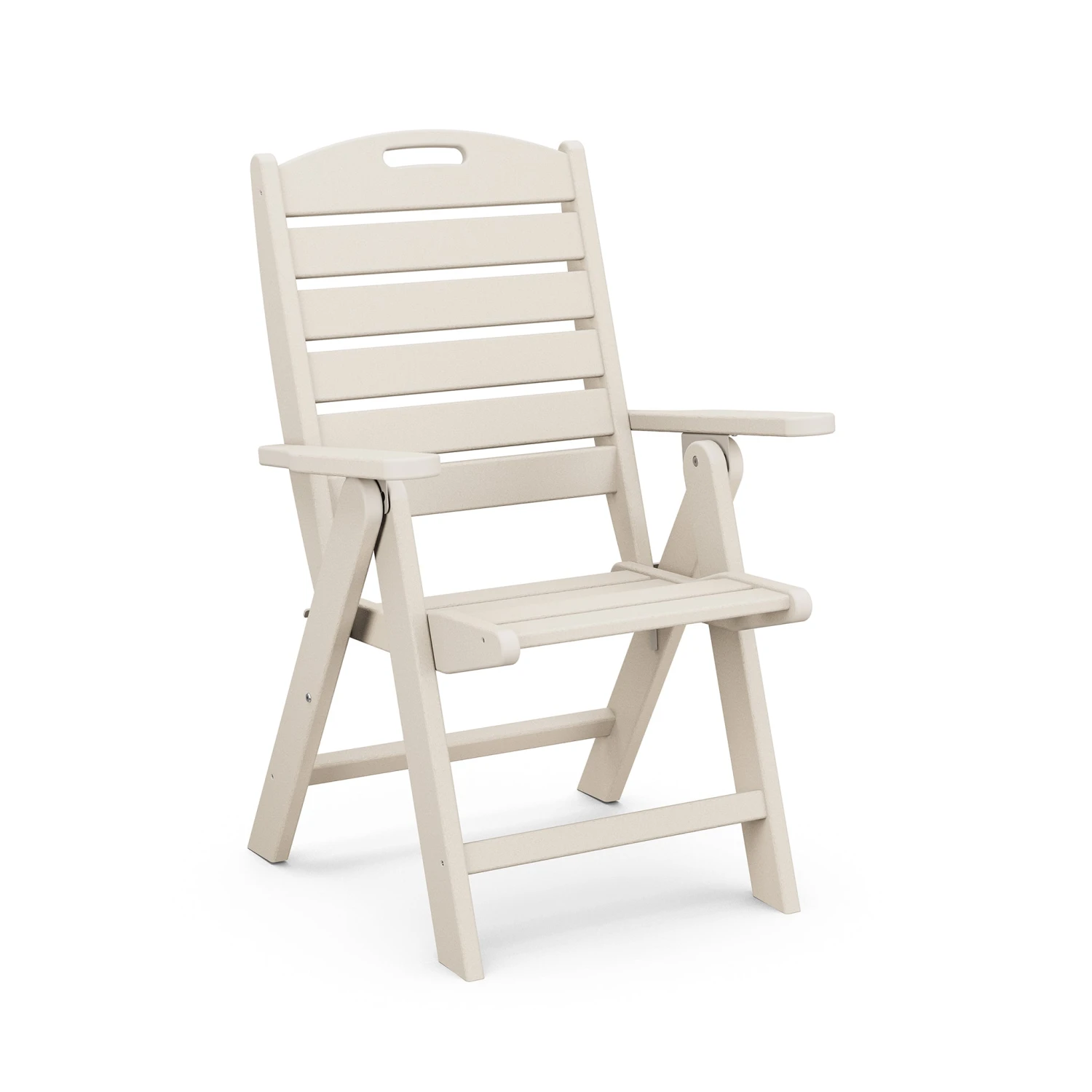 POLYWOOD Nautical Highback Folding Dining Chair: Adjustable Outdoor Seating 8 POLYWOOD Nautical Highback Folding Dining Chair: Adjustable Outdoor Seating - Image 7