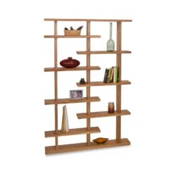 New York Contemporary Solid Wood Bookcase - Artisanal Storage Solution -VERMONT WOODS New York Contemporary Bookcase 7