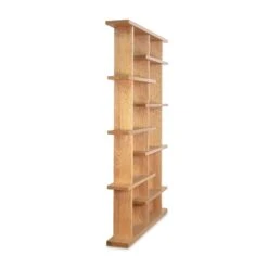 New York Contemporary Solid Wood Bookcase - Artisanal Storage Solution -VERMONT WOODS New York Contemporary Bookcase Natural Oak 2 e17ac9d9 5fd8 4e5b b0a5 da9648f89838