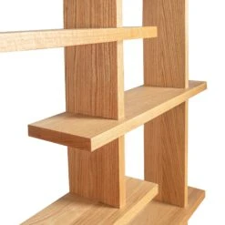 New York Contemporary Solid Wood Bookcase - Artisanal Storage Solution -VERMONT WOODS New York Contemporary Bookcase Natural Oak 3 0b506f09 5f94 40a5 81e3 a8739e1db830