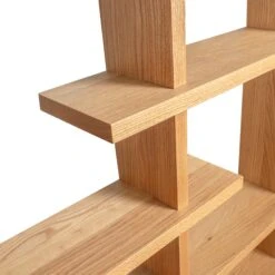 New York Contemporary Solid Wood Bookcase - Artisanal Storage Solution -VERMONT WOODS New York Contemporary Bookcase Natural Oak 4 0627fc72 744d 48fb a54e 26f5005c1087