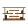 Contemporary Step Bookcase - Premium Vermont Wood Storage