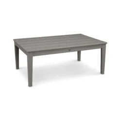 POLYWOOD Newport 28" x 42" Outdoor Coffee Table 12 POLYWOOD Newport 28" x 42" Outdoor Coffee Table -VERMONT WOODS Newport 28x42 Coffee Table CT2842GY Slate Grey