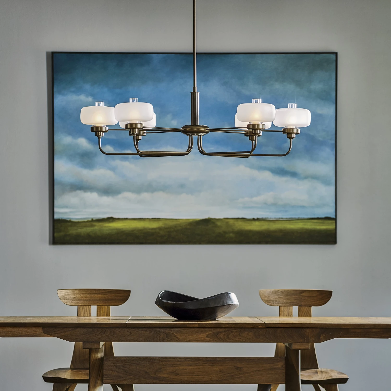 Hubbardton Forge Nola Pendant: Handcrafted Victorian-Modern Lighting 4 Hubbardton Forge Nola Pendant: Handcrafted Victorian-Modern Lighting - Image 2