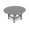 POLYWOOD Outdoor 38" Round Conversation Coffee Table -VERMONT WOODS Outdoor 38 Inch Conversation Table