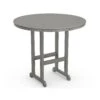 POLYWOOD 48" Outdoor Round Bar Height Table 1 POLYWOOD 48" Outdoor Round Bar Height Table -VERMONT WOODS Outdoor 48 Inch Round Bar Table