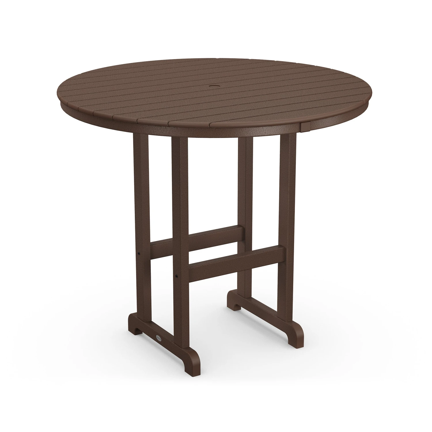 POLYWOOD 48" Outdoor Round Bar Height Table 8 POLYWOOD 48" Outdoor Round Bar Height Table - Image 6