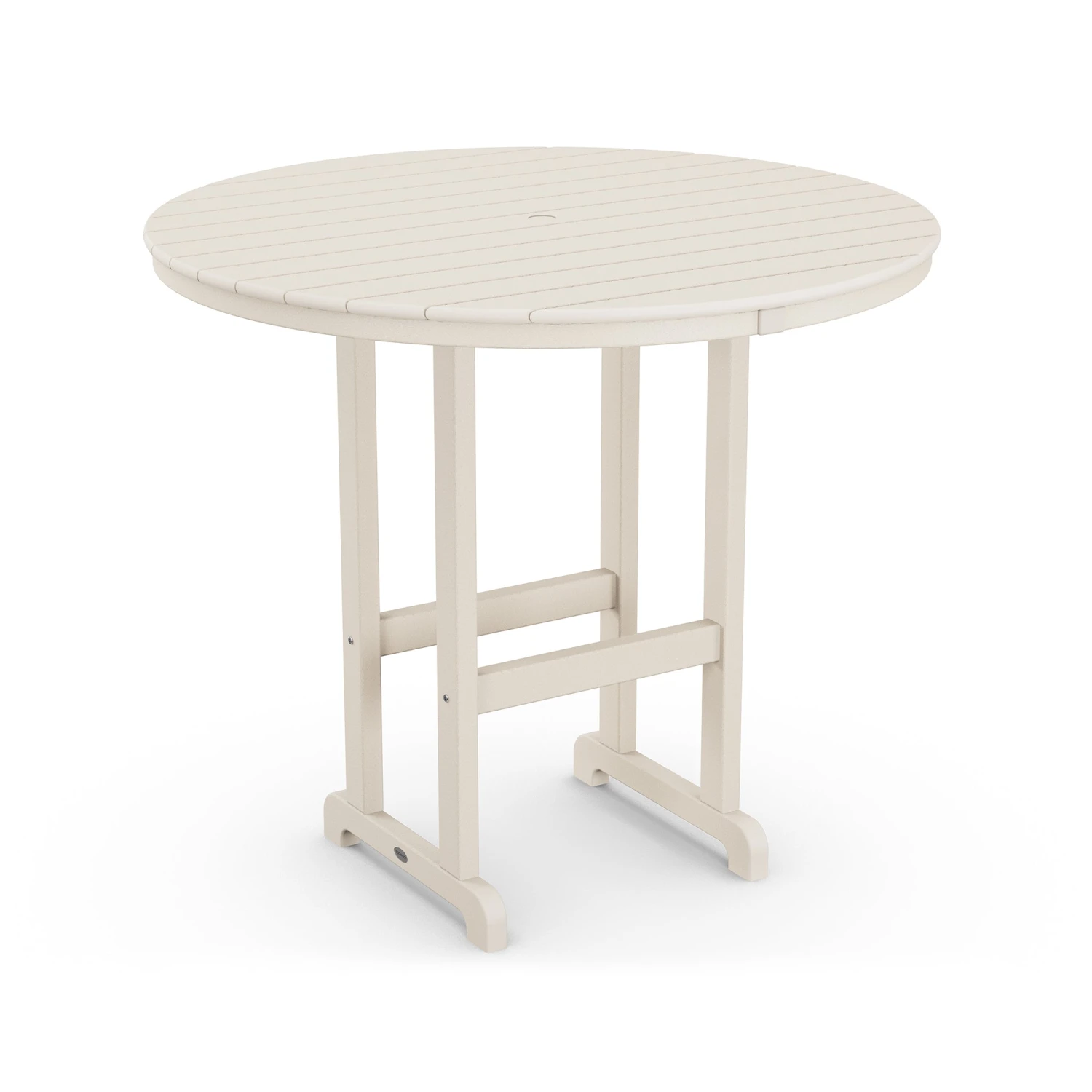 POLYWOOD 48" Outdoor Round Bar Height Table 9 POLYWOOD 48" Outdoor Round Bar Height Table - Image 7