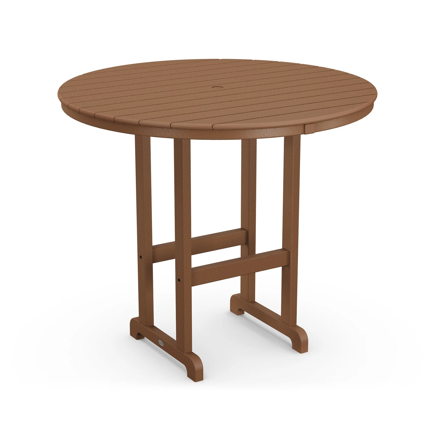 POLYWOOD 48" Outdoor Round Bar Height Table 7 POLYWOOD 48" Outdoor Round Bar Height Table - Image 5