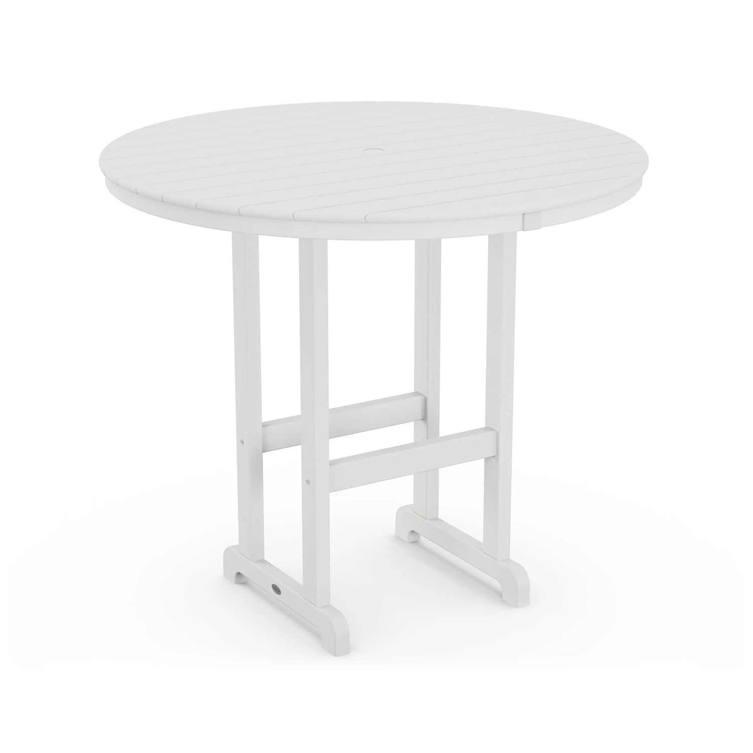 POLYWOOD 48" Outdoor Round Bar Height Table 10 POLYWOOD 48" Outdoor Round Bar Height Table - Image 8
