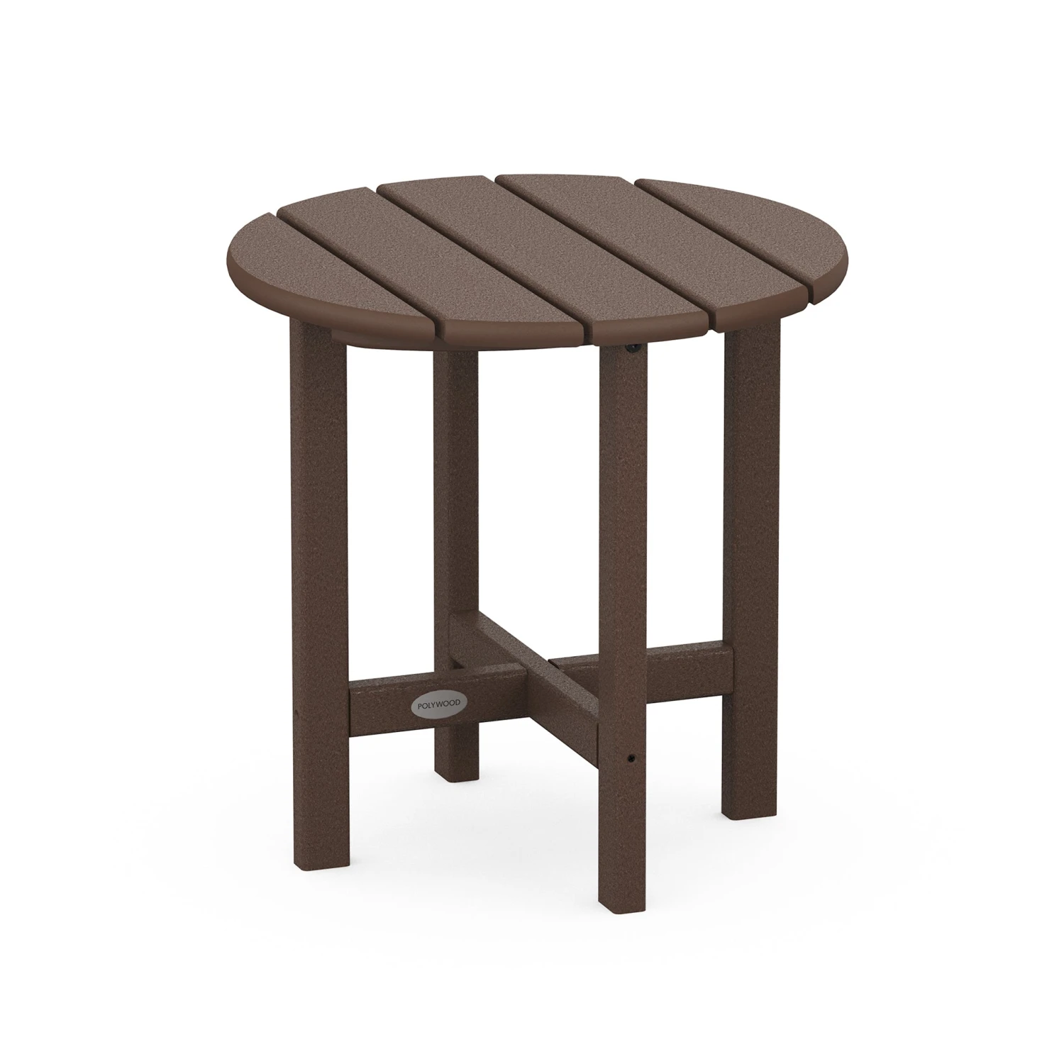 POLYWOOD 18" Round Side Table: Durable All-Weather Outdoor Furniture 8 POLYWOOD 18" Round Side Table: Durable All-Weather Outdoor Furniture - Image 6