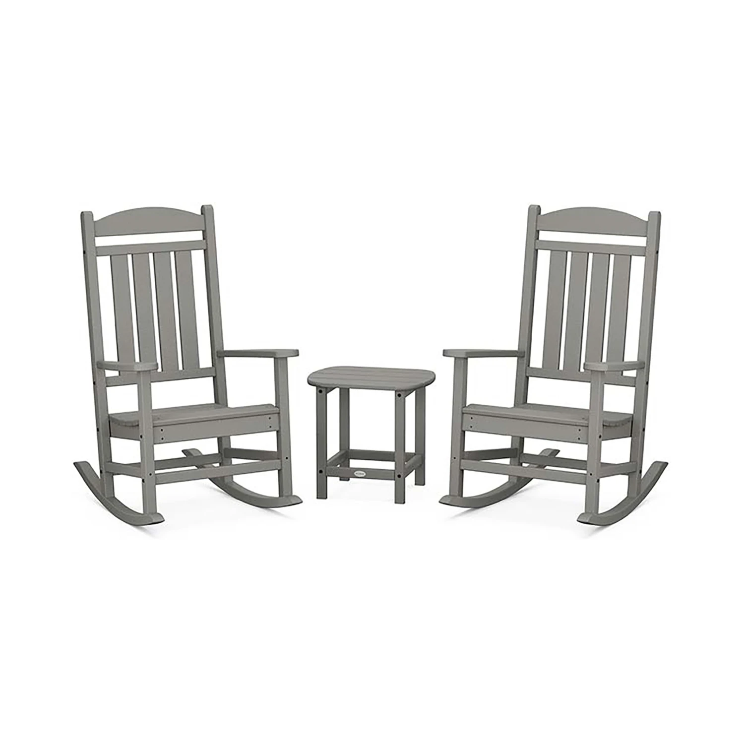 POLYWOOD Presidential Outdoor Rocking Chair 3-Piece Set with Side Table 5 POLYWOOD Presidential Outdoor Rocking Chair 3-Piece Set with Side Table - Image 3