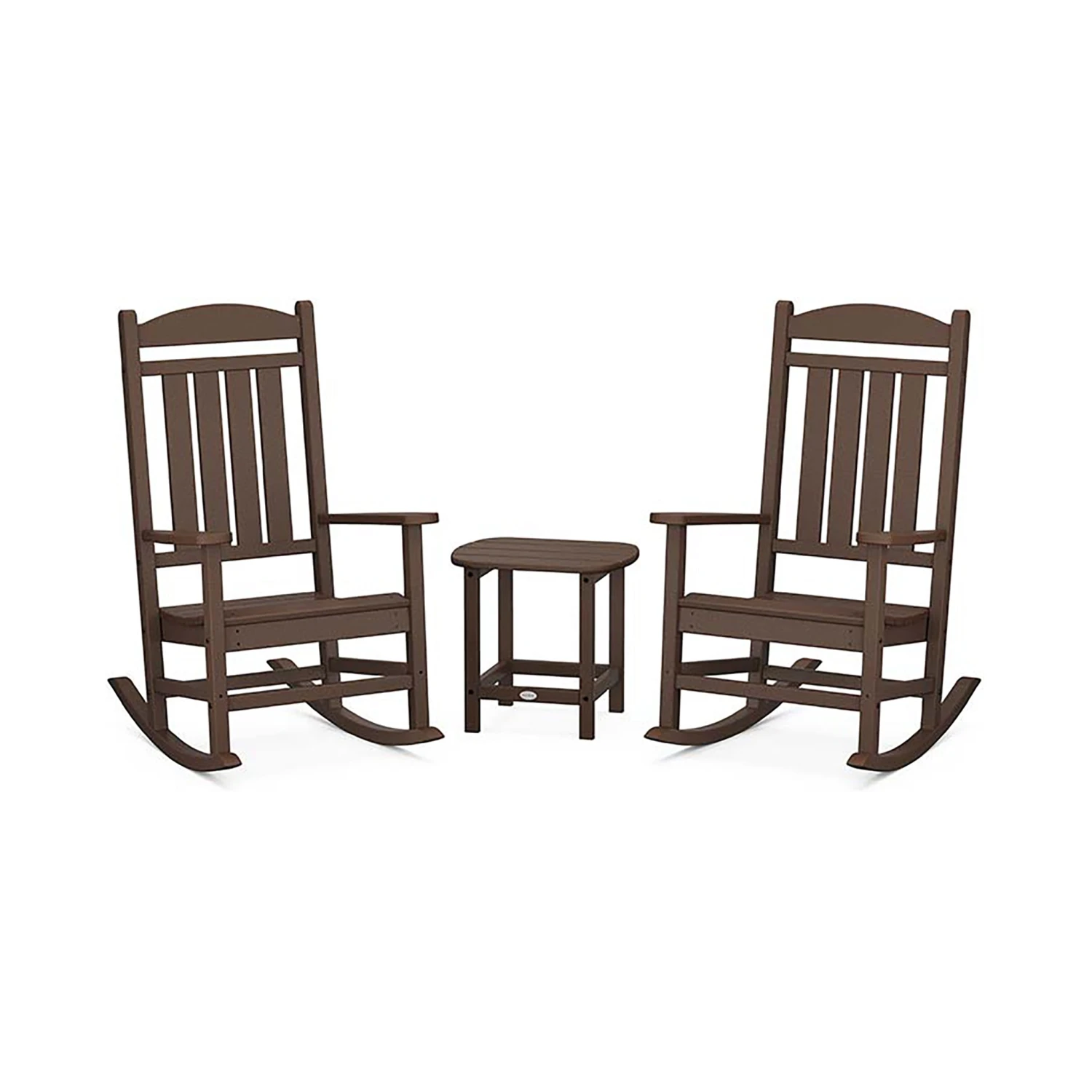 POLYWOOD Presidential Outdoor Rocking Chair 3-Piece Set with Side Table 7 POLYWOOD Presidential Outdoor Rocking Chair 3-Piece Set with Side Table - Image 5