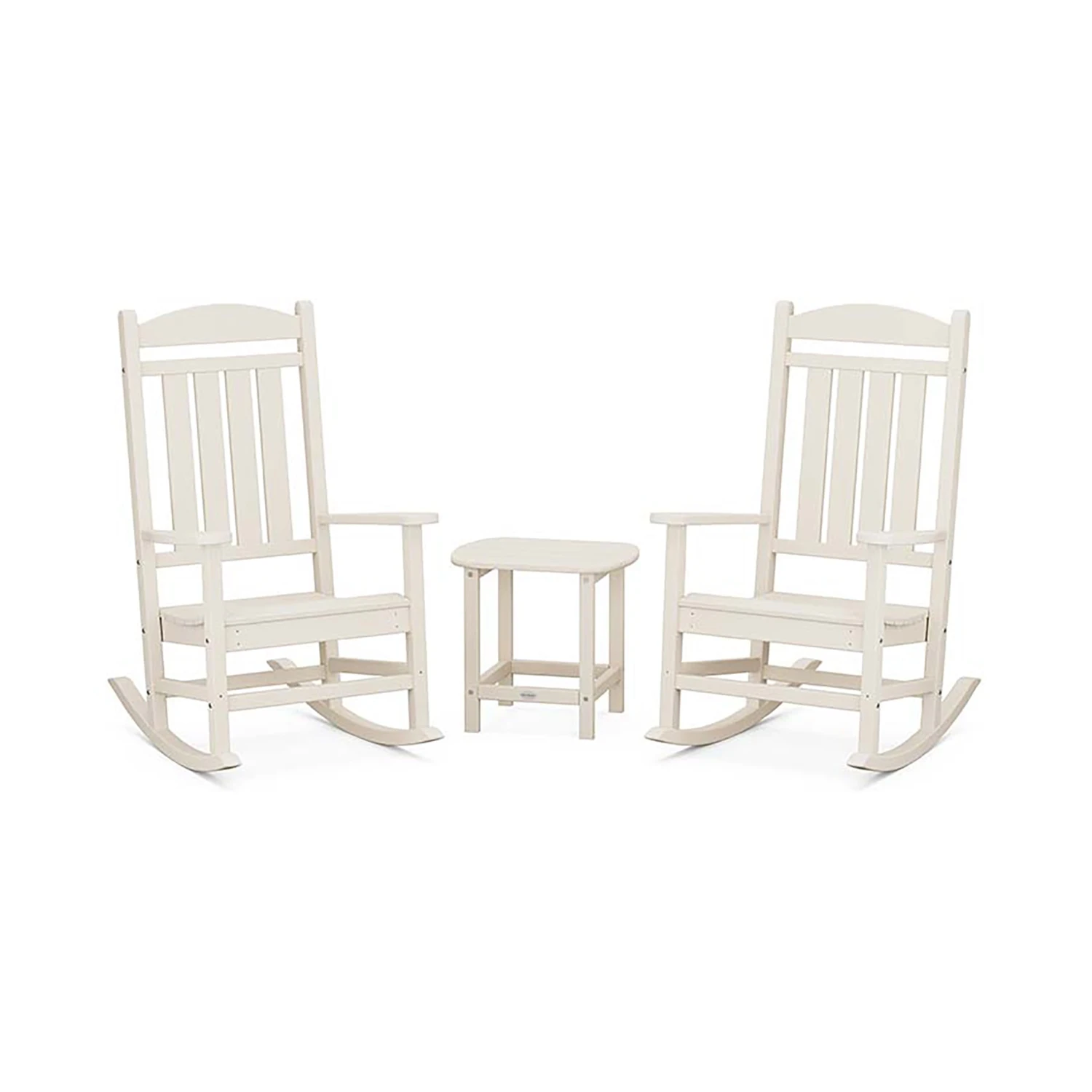POLYWOOD Presidential Outdoor Rocking Chair 3-Piece Set with Side Table 8 POLYWOOD Presidential Outdoor Rocking Chair 3-Piece Set with Side Table - Image 6