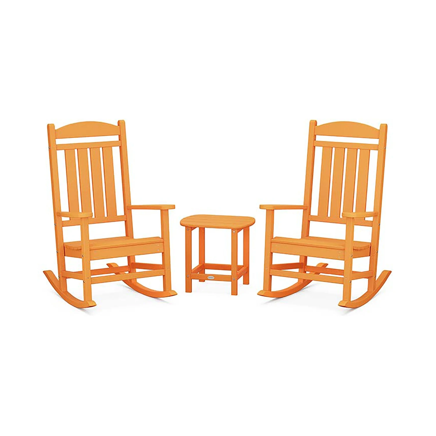 POLYWOOD Presidential Outdoor Rocking Chair 3-Piece Set with Side Table 15 POLYWOOD Presidential Outdoor Rocking Chair 3-Piece Set with Side Table - Image 13