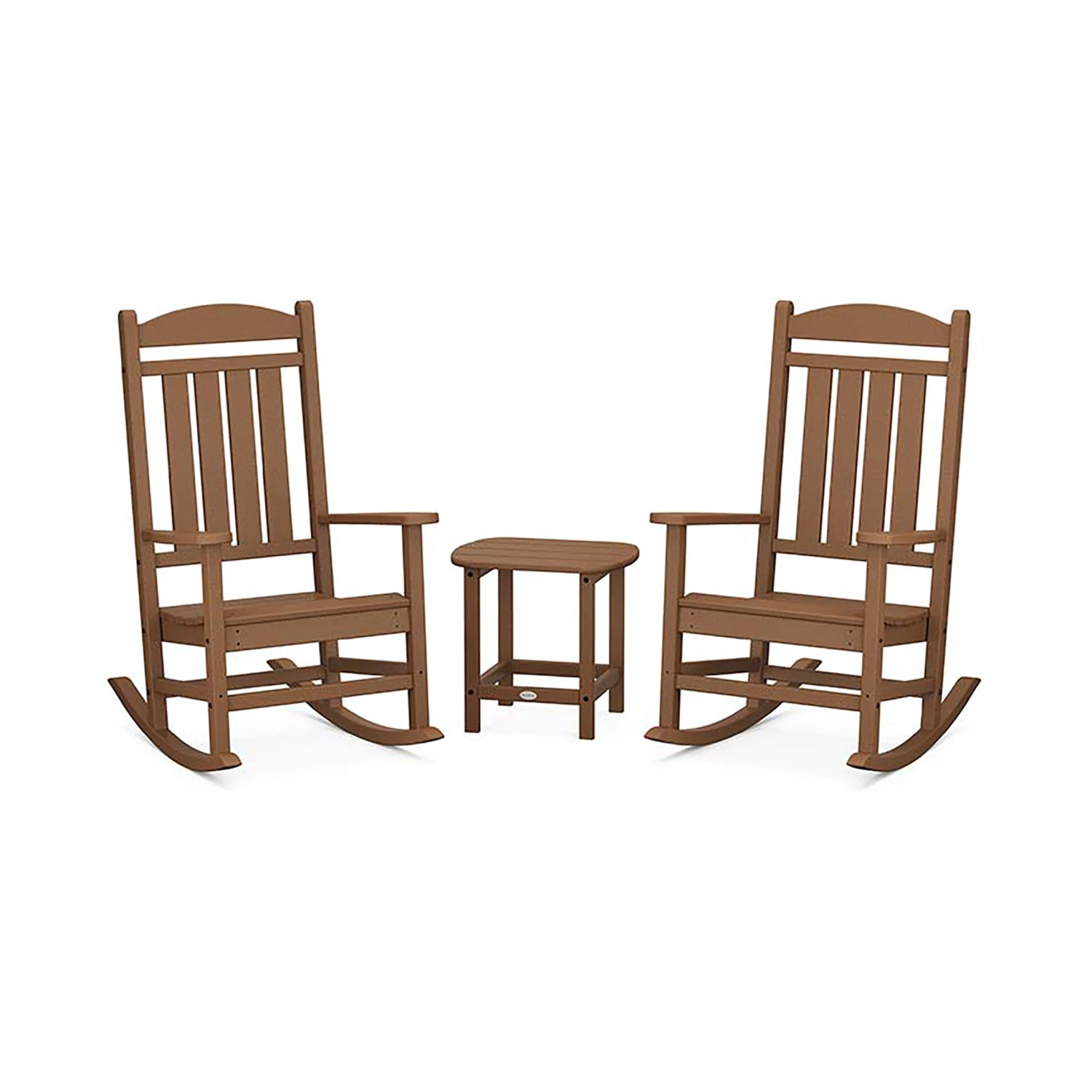 POLYWOOD Presidential Outdoor Rocking Chair 3-Piece Set with Side Table 6 POLYWOOD Presidential Outdoor Rocking Chair 3-Piece Set with Side Table - Image 4