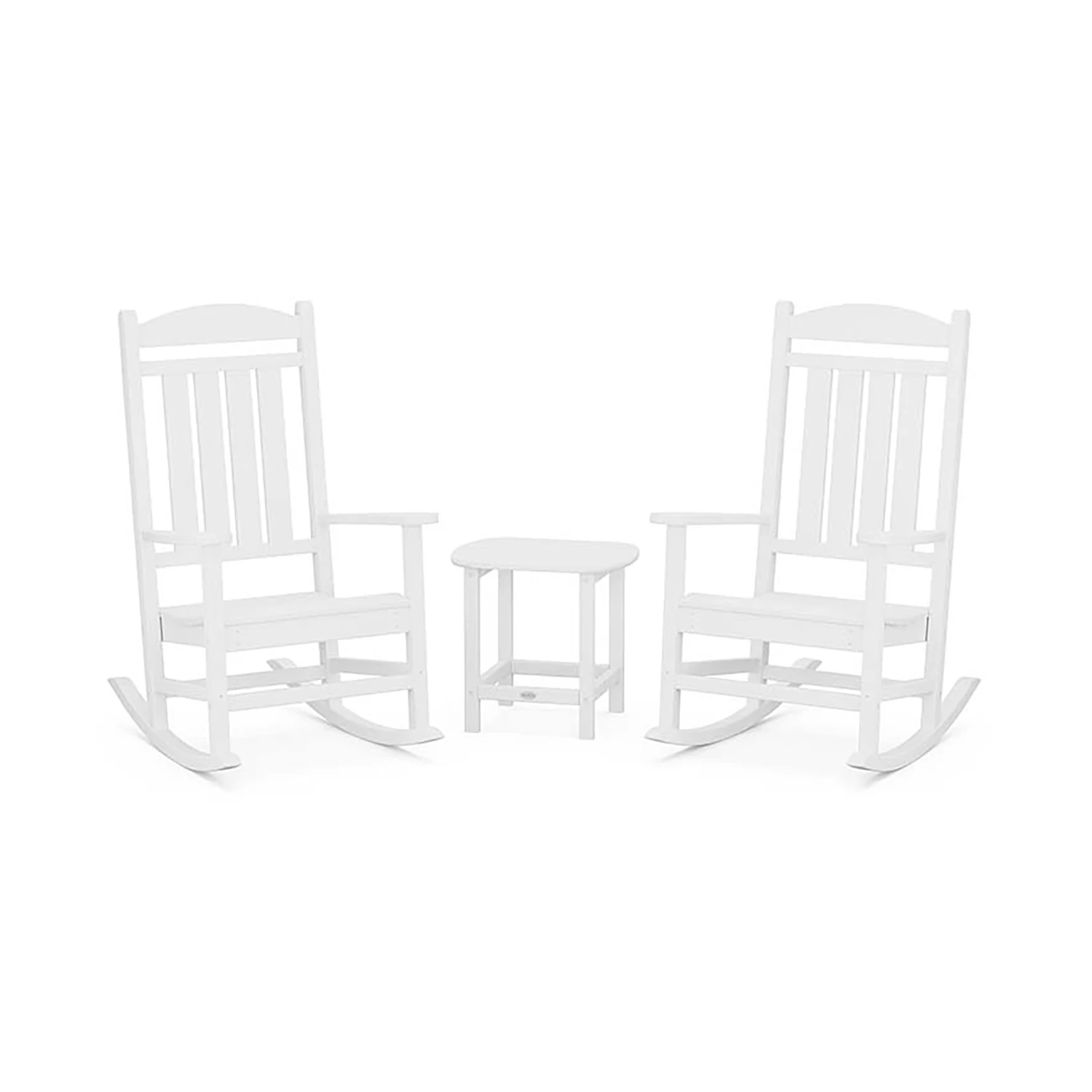 POLYWOOD Presidential Outdoor Rocking Chair 3-Piece Set with Side Table 9 POLYWOOD Presidential Outdoor Rocking Chair 3-Piece Set with Side Table - Image 7