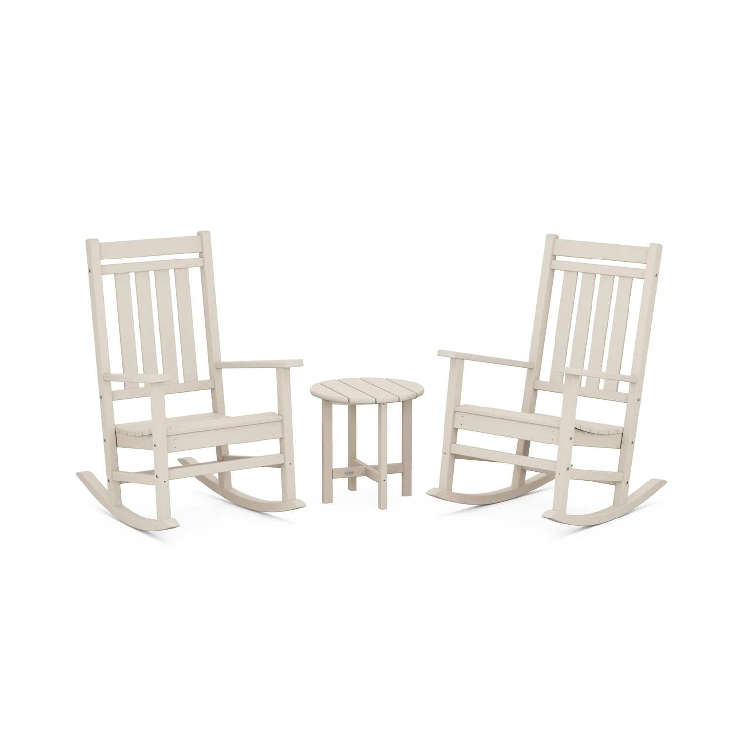 POLYWOOD Estate 3-Piece Rocking Chair Set with Side Table 8 POLYWOOD Estate 3-Piece Rocking Chair Set with Side Table - Image 6