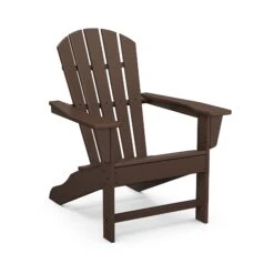 POLYWOOD Palm Coast Adirondack Chair - Contemporary Outdoor Seating -VERMONT WOODS Palm Coast Adirondack Chair HNA10MA Mahogany