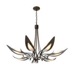 Hubbardton Forge Parasol 7-Light Chandelier 11 Hubbardton Forge Parasol 7-Light Chandelier -VERMONT WOODS Parasol7 Light Chandelier 2