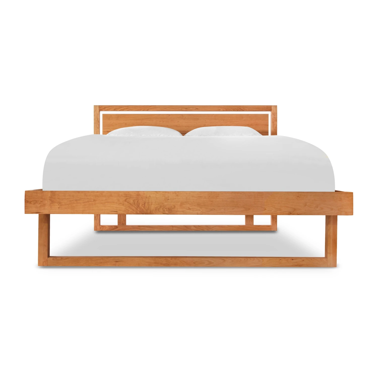 Solid Cherry Wood Pendant Bed Frame - Handcrafted in Vermont 4 Solid Cherry Wood Pendant Bed Frame - Handcrafted in Vermont - Image 2