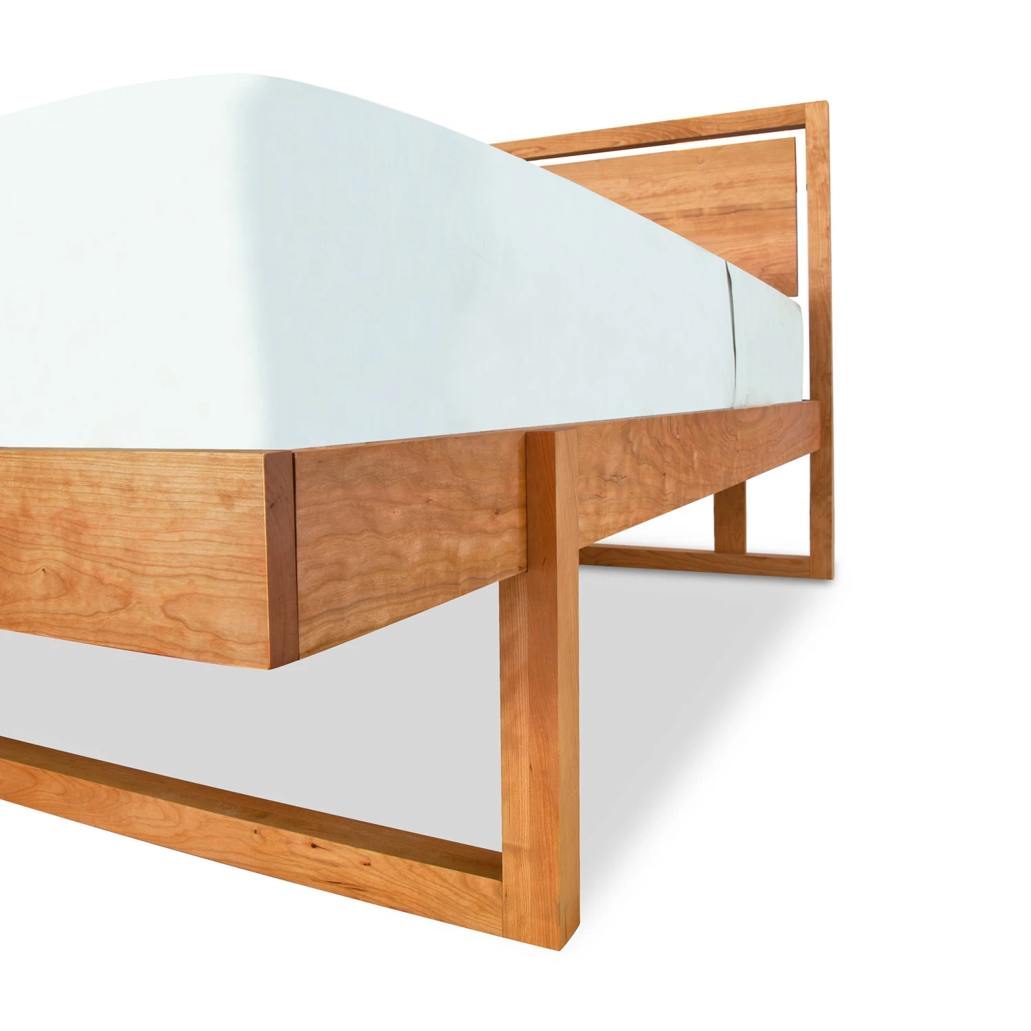 Solid Cherry Wood Pendant Bed Frame - Handcrafted in Vermont 7 Solid Cherry Wood Pendant Bed Frame - Handcrafted in Vermont - Image 5