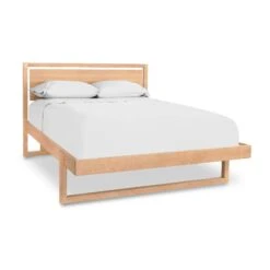 Solid Cherry Wood Pendant Bed Frame - Handcrafted in Vermont 24 Solid Cherry Wood Pendant Bed Frame - Handcrafted in Vermont -VERMONT WOODS Pendant Bed Natural Maple