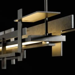 Hubbardton Forge Planar LED Pendant - Handcrafted Architectural Lighting -VERMONT WOODS Planar LED Pendant 2