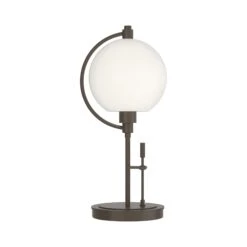 Pluto Table Lamp -VERMONT WOODS Pluto Table Lamp Bronze Opal