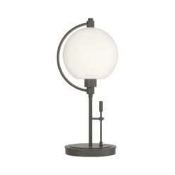 Pluto Table Lamp -VERMONT WOODS Pluto Table Lamp Dark Smoke Opal