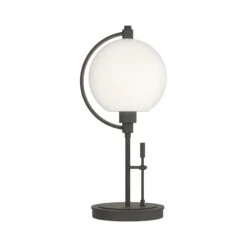 Pluto Table Lamp -VERMONT WOODS Pluto Table Lamp Natural Iron Opal