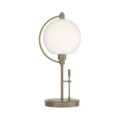 Pluto Table Lamp -VERMONT WOODS Pluto Table Lamp Soft Gold Opal