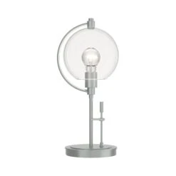 Pluto Table Lamp -VERMONT WOODS Pluto Table Lamp Vintage Platinum Clear