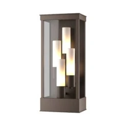 Hubbardton Forge Portico Large Outdoor Sconce 16 Hubbardton Forge Portico Large Outdoor Sconce -VERMONT WOODS Portico Large Outdoor Sconce Coastal Bronze