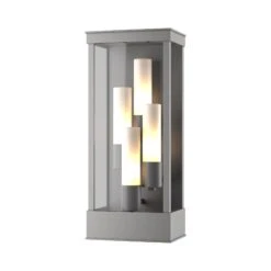 Hubbardton Forge Portico Large Outdoor Sconce 18 Hubbardton Forge Portico Large Outdoor Sconce -VERMONT WOODS Portico Large Outdoor Sconce Coastal Burnished Steel