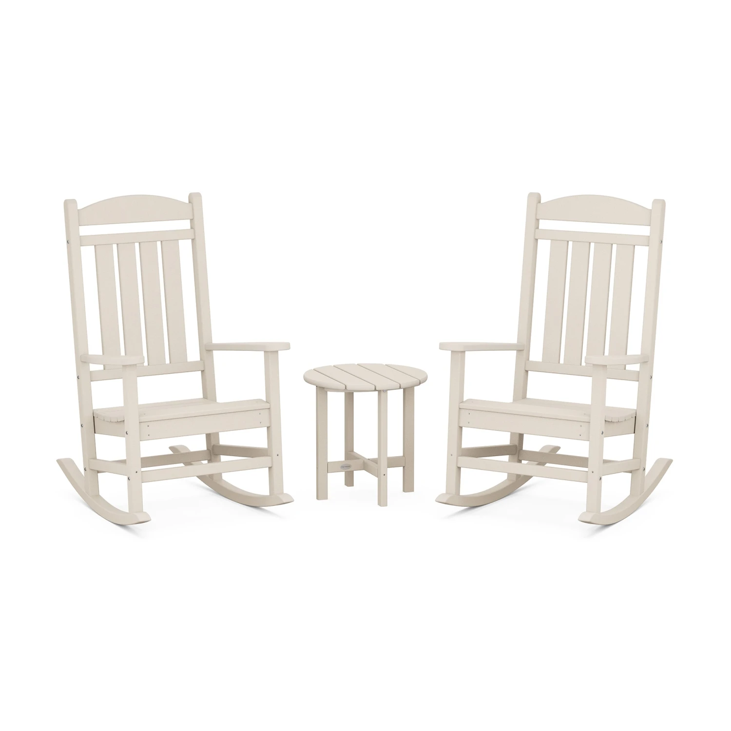 POLYWOOD Presidential 3-Piece Rocker Set with Round Side Table 8 POLYWOOD Presidential 3-Piece Rocker Set with Round Side Table - Image 6