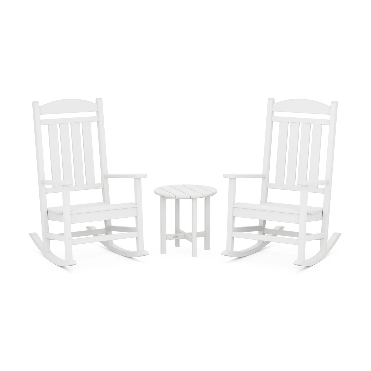 POLYWOOD Presidential 3-Piece Rocker Set with Round Side Table 9 POLYWOOD Presidential 3-Piece Rocker Set with Round Side Table - Image 7
