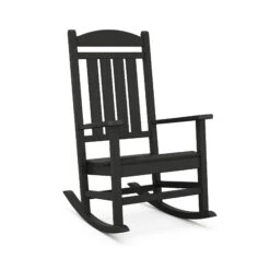POLYWOOD Presidential Outdoor Rocking Chair - Classic All-Weather Comfort