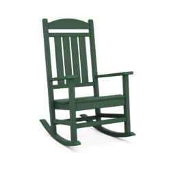 POLYWOOD Presidential Outdoor Rocking Chair - Classic All-Weather Comfort 22 POLYWOOD Presidential Outdoor Rocking Chair - Classic All-Weather Comfort -VERMONT WOODS Presidential Outdoor Rocking Chair R100GR Green