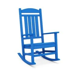 POLYWOOD Presidential Outdoor Rocking Chair - Classic All-Weather Comfort 25 POLYWOOD Presidential Outdoor Rocking Chair - Classic All-Weather Comfort -VERMONT WOODS Presidential Outdoor Rocking Chair R100PB Pacific Blue