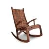 Handcrafted Quilted Vermont Walnut Rocking Chair -VERMONT WOODS Quilted Vermont Rocking Chair Walnut