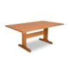 Handcrafted Rectangular Trestle Solid Wood Dining Table 2 Handcrafted Rectangular Trestle Solid Wood Dining Table -VERMONT WOODS Rectangular Trestle Solid Top Table