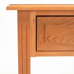 Renfrew Shaker 1-Drawer Open Shelf Nightstand - Solid Wood Handmade 11 Renfrew Shaker 1-Drawer Open Shelf Nightstand - Solid Wood Handmade -VERMONT WOODS Renfrew 1 Drawer Open Shelf Nighstand 2