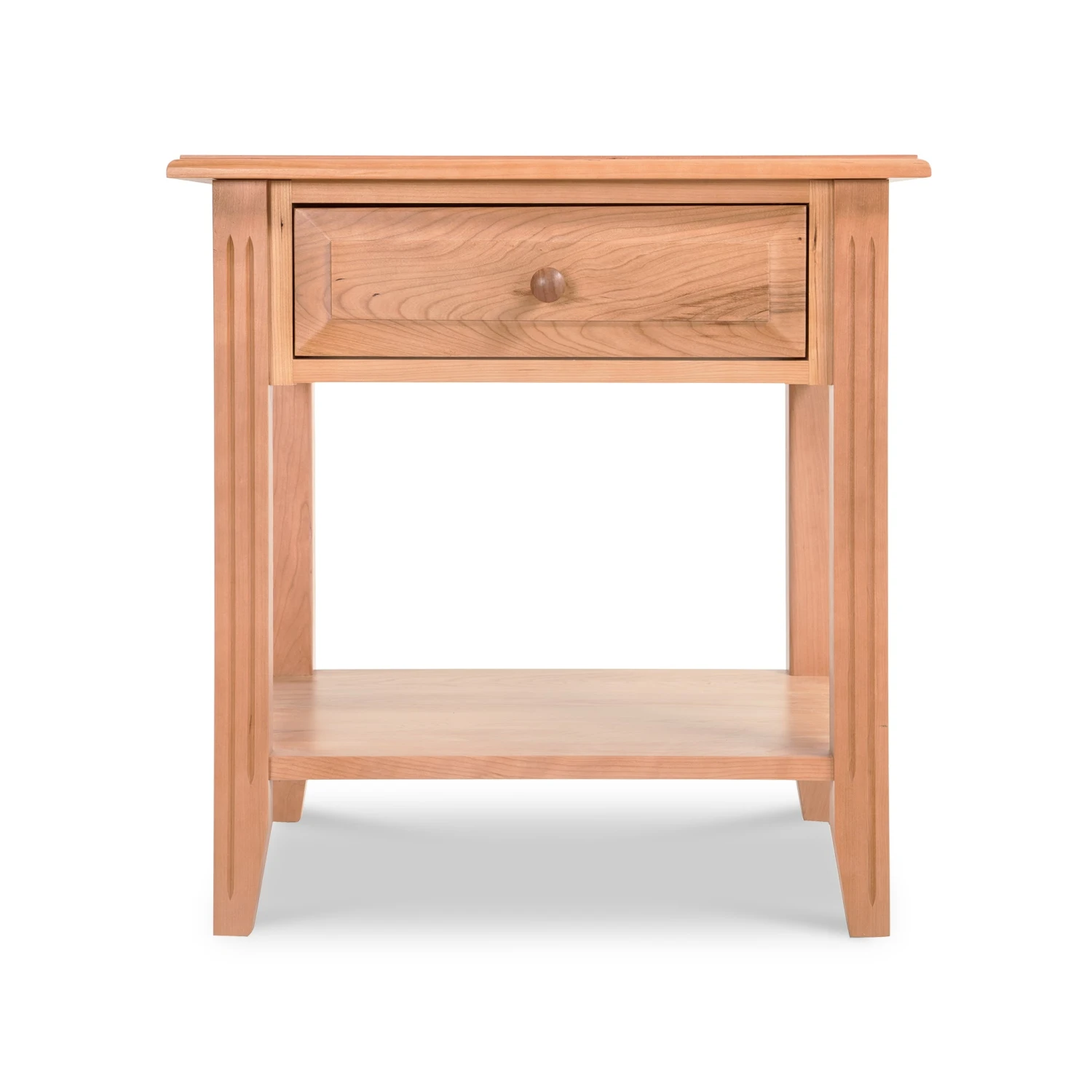 Renfrew Shaker 1-Drawer Open Shelf Nightstand - Solid Wood Handmade 8 Renfrew Shaker 1-Drawer Open Shelf Nightstand - Solid Wood Handmade - Image 6