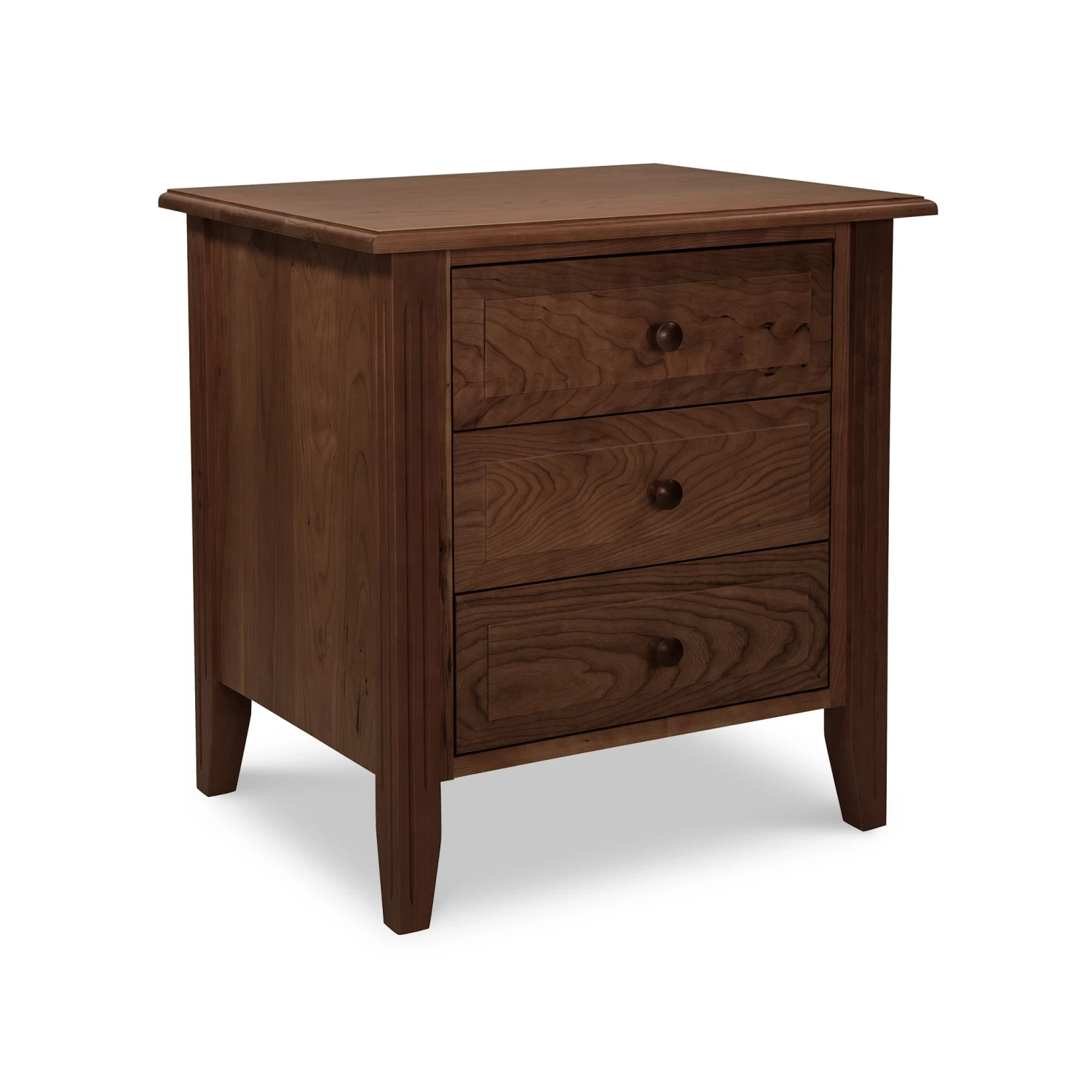 Renfrew Shaker 3-Drawer Nightstand - Handmade Solid Wood 9 Renfrew Shaker 3-Drawer Nightstand - Handmade Solid Wood - Image 7